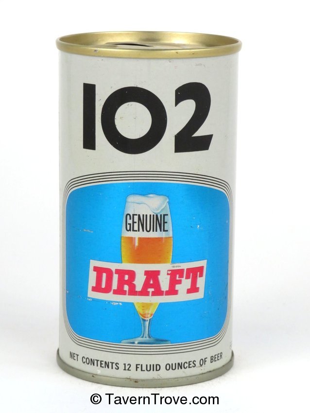 102 Genuine Draft Beer