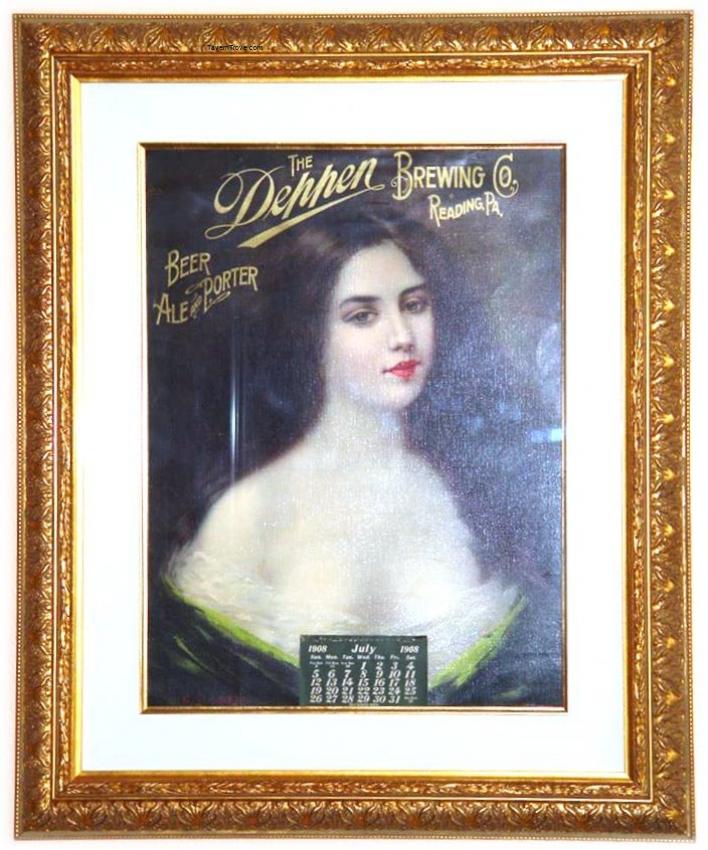 1908 Calendar lithograph