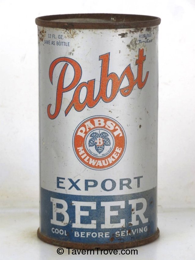 1935 Pabst Beer Opening Instruction Can OI-642 Milwaukee