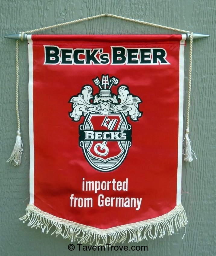 1970s Beck's Beer Banner germany