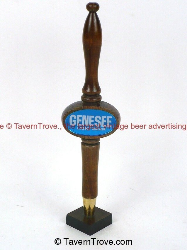 1970s Rochester NY GENESEE LIGHT BEER 12½ inch Wood tap handle