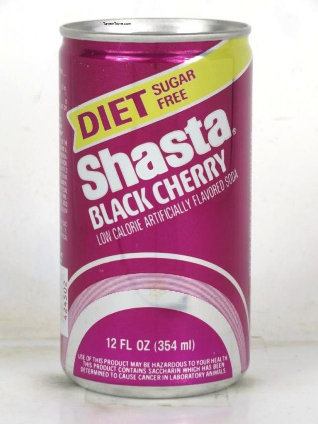 Shasta Diet Black Cherry 12oz Can
