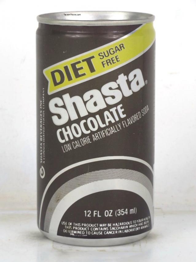 Shasta Diet Chocolate Soda 12oz Can