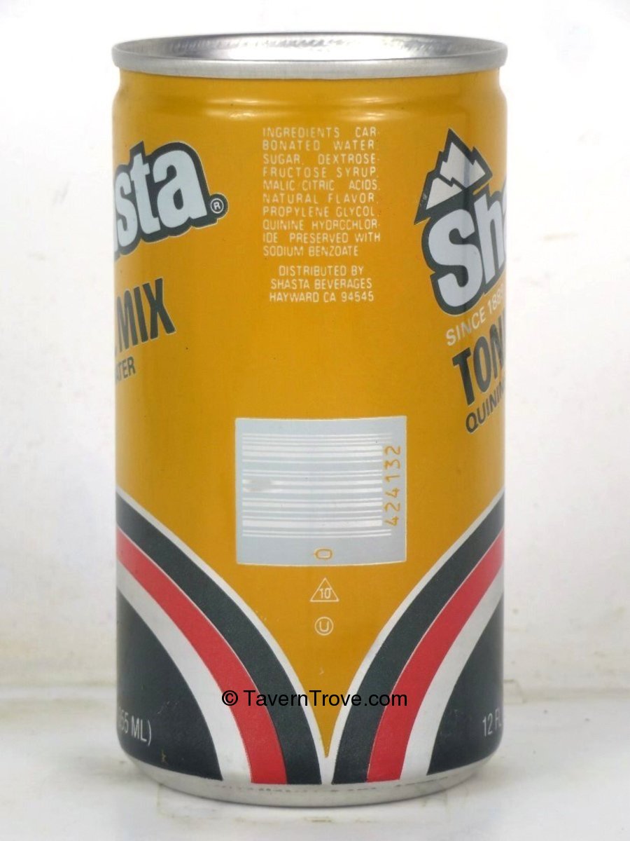 Item 98796 2023 1977 Shasta Tonic Mix Quinine Water Soda 12oz Can Tab
