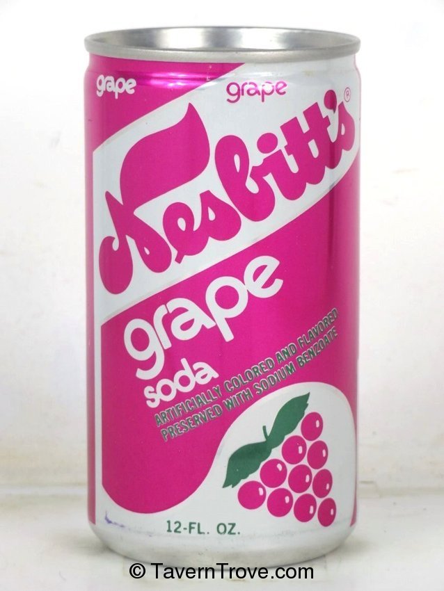 Nesbitt's Grape Soda 12oz Can Yakima Washington