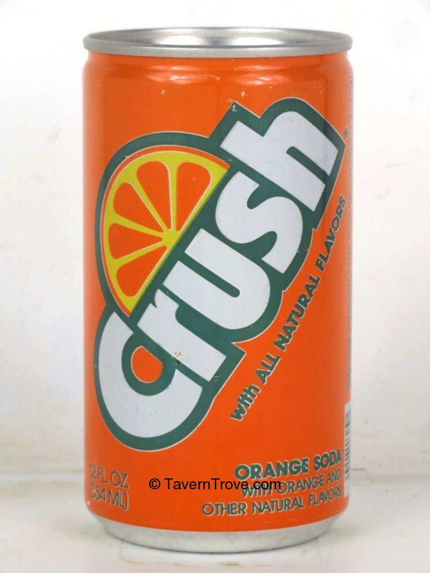 Item 98780 2023 1980 Orange Crush 12oz Soda Can Jacksonville Florida