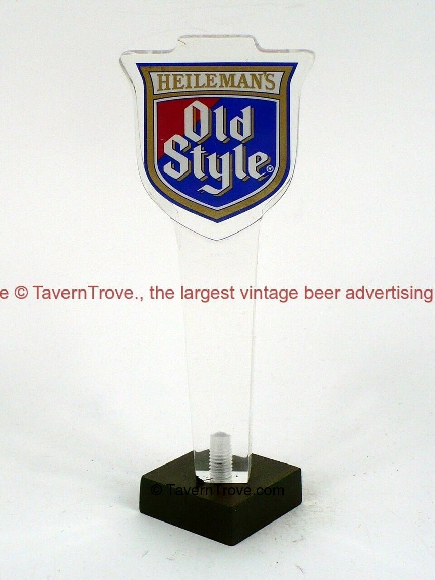 Item 99092 2023 1980s Heileman's OLD STYLE LAGER BEER 7½ inch Acrylic