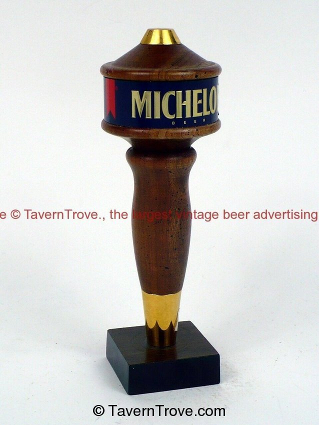1980s MICHELOB BEER (blue label) 6¾ inch Wooden Tap
