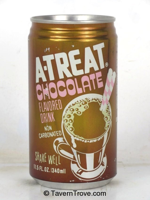 A-Treat Chocolate Soda 12oz Can Allentown Pennsylvania