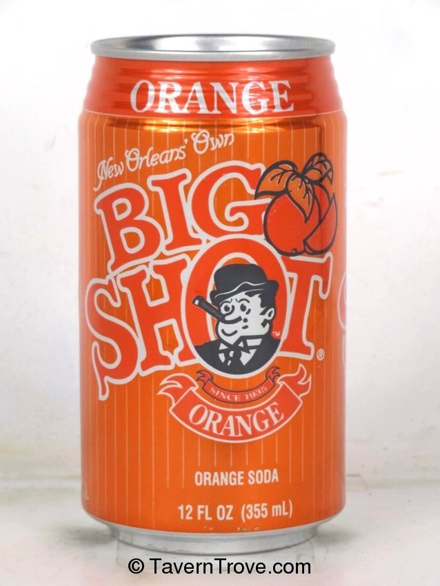 Big Shot Orange Soda 12oz Can Winnsboro Louisiana