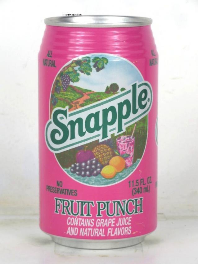 Snapple Fruit Punch 12oz Can