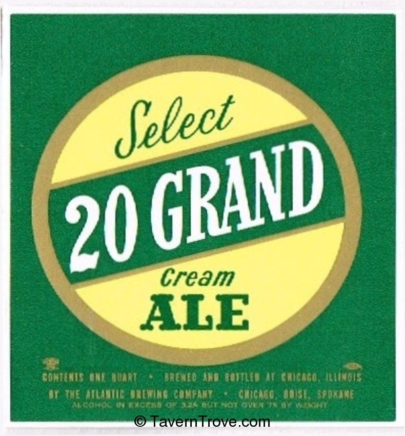 20 Grand Cream  Ale