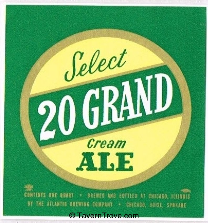 20 Grand Cream Ale