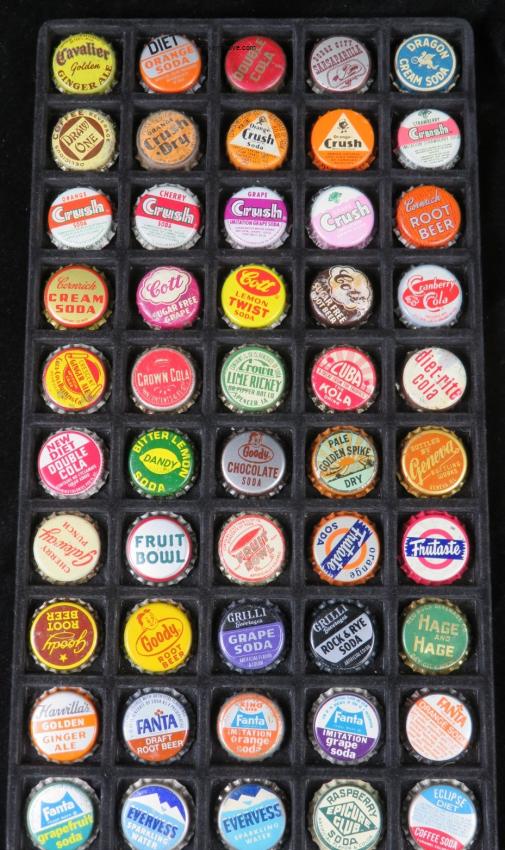 50 Cork and Plastic-Lined Soda Bottle Caps Lot 2