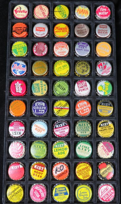 50 Cork and Plastic-Lined Soda Bottle Caps Lot 3