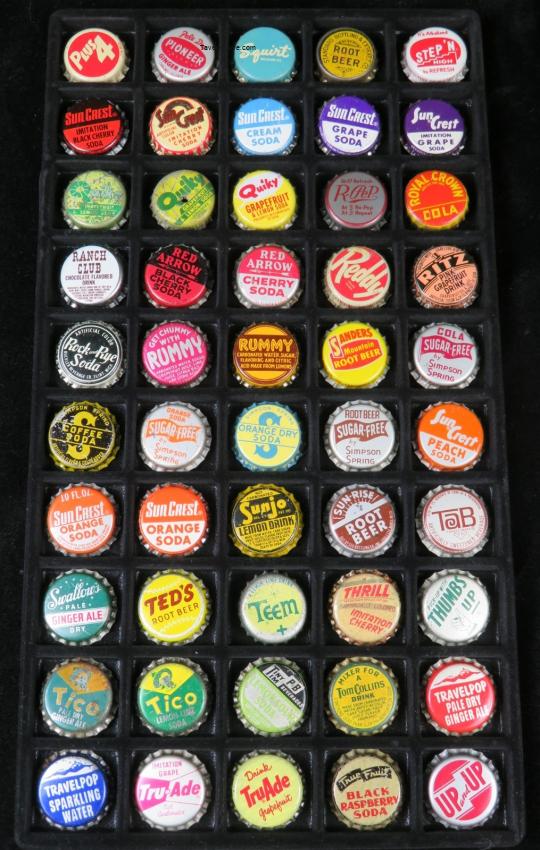 50 Cork and Plastic-Lined Soda Bottle Caps Lot 5