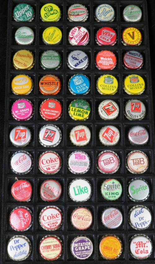 50 Cork and Plastic-Lined Soda Bottle Caps Lot 6