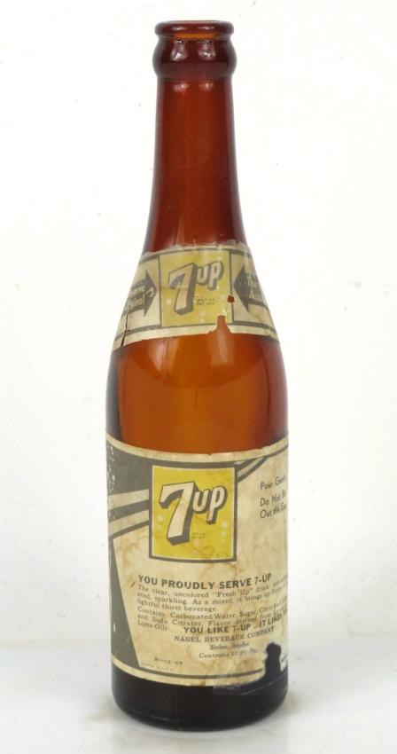 7up 12oz Longneck Bottle Nagel Beverage Boise Idaho