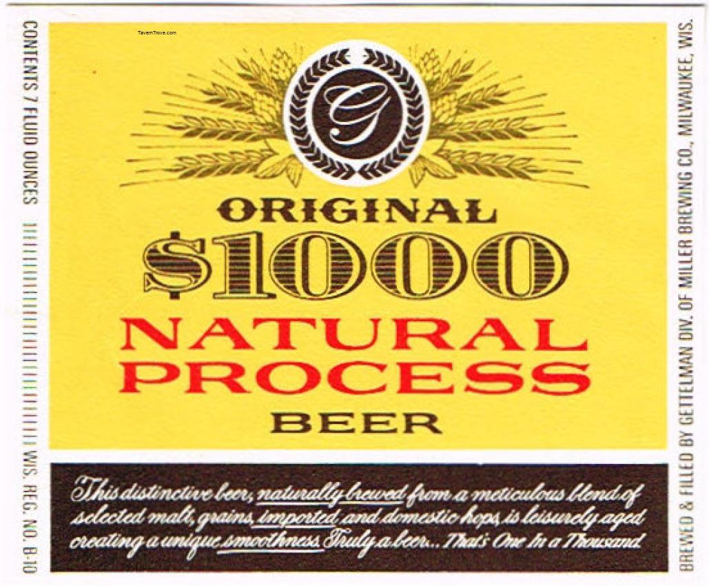 $1000 Natural Process Beer (textured)