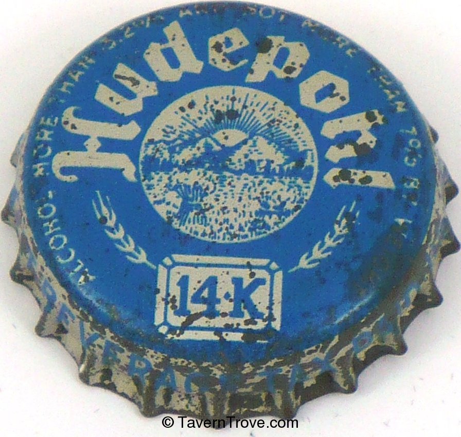 Hudepohl 14K Beer ~OH 1½¢ Tax