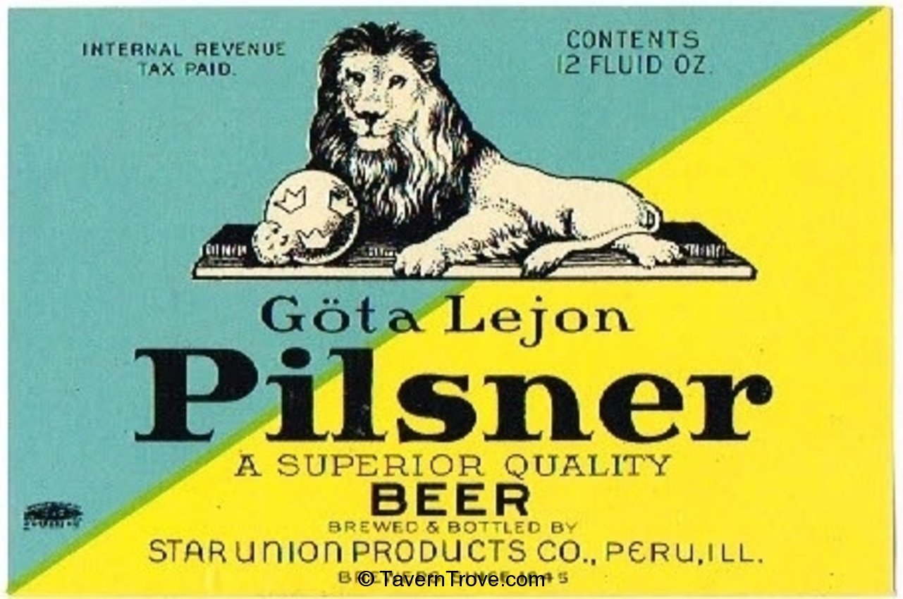 Göta Lejon Pilsner Beer 