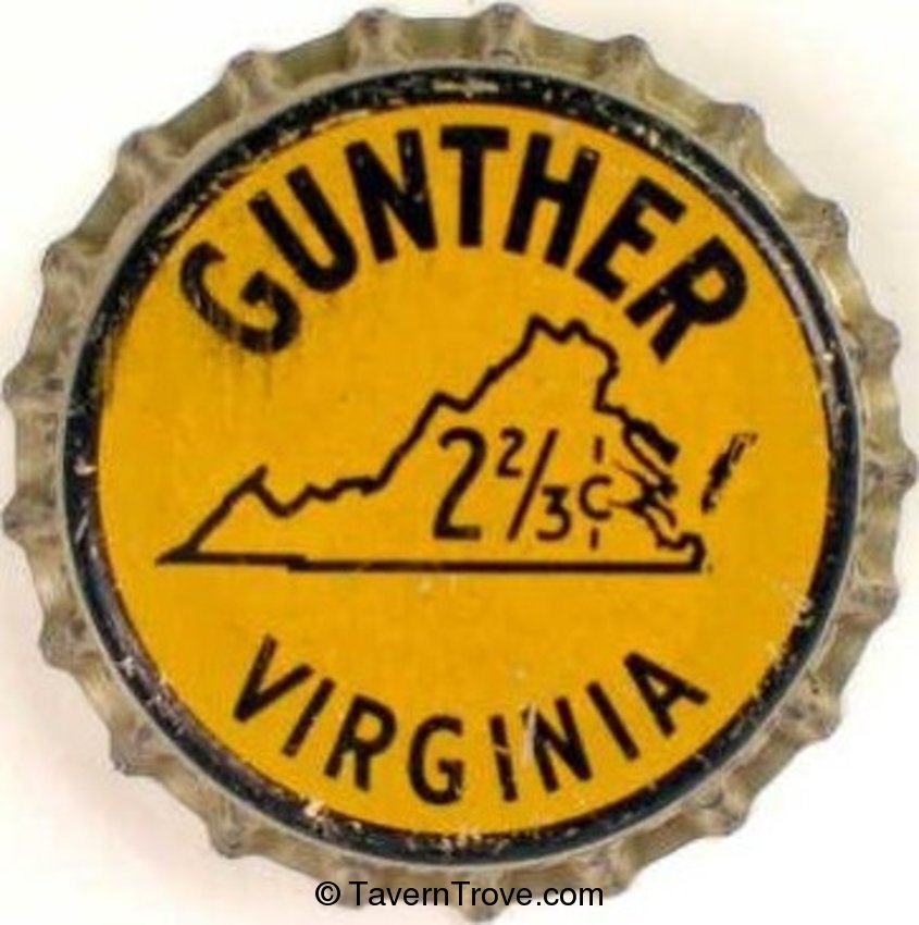 Gunther Beer 2⅔¢ Tax