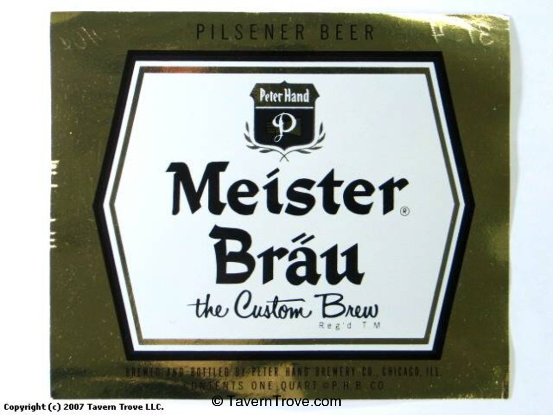 Meister Bräu Pilsener Beer