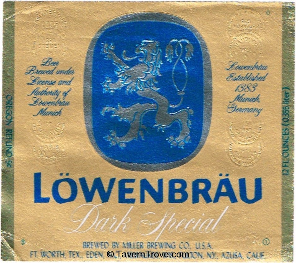 Löwenbräu Dark Special Beer