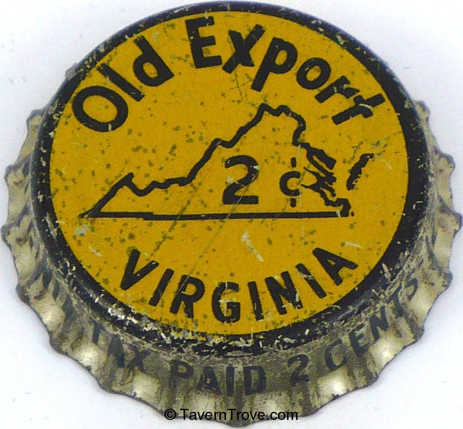 Old Export Beer ~VA 2¢ tax