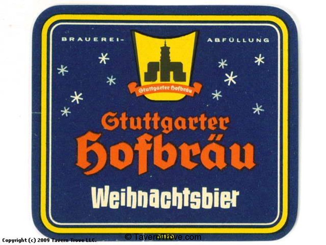 Stuttgarter Hofbräu Weihnachtsbier
