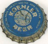 Koehler Lager Beer ~OH 1½¢ Tax
