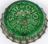 Generic Ohio 4½¢ Tax (green & silver)