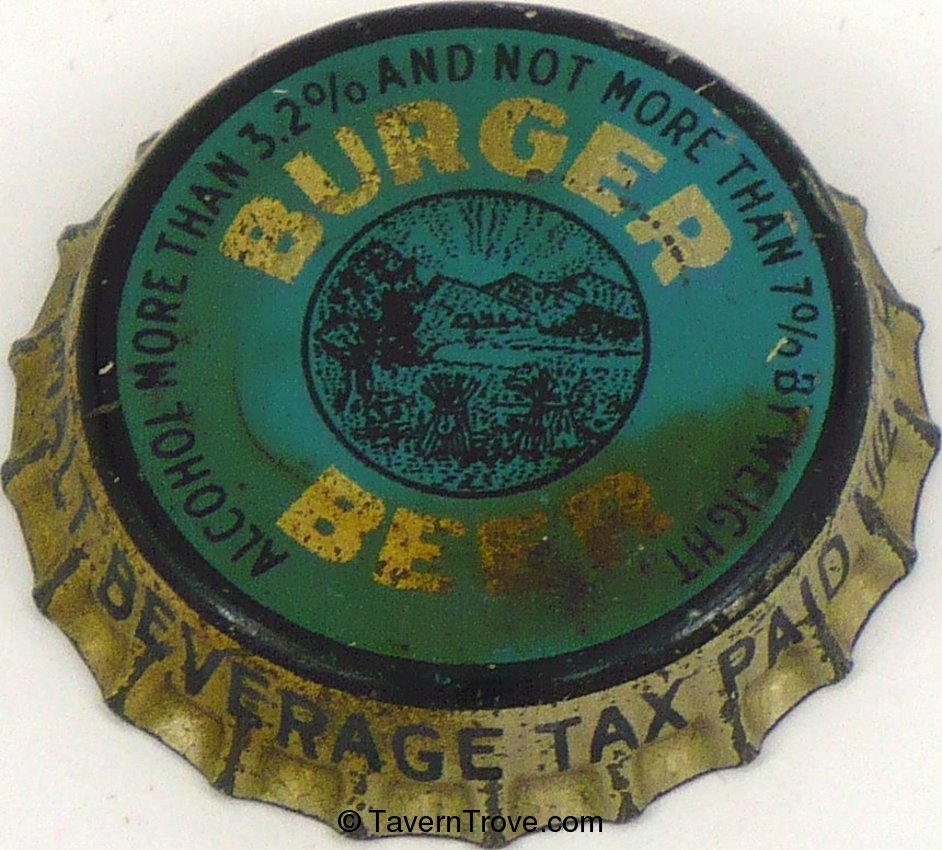 Burger Beer ~OH 1½¢ Tax