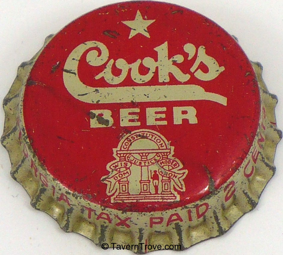 Cook's Beer ~GA 2¢ Tax