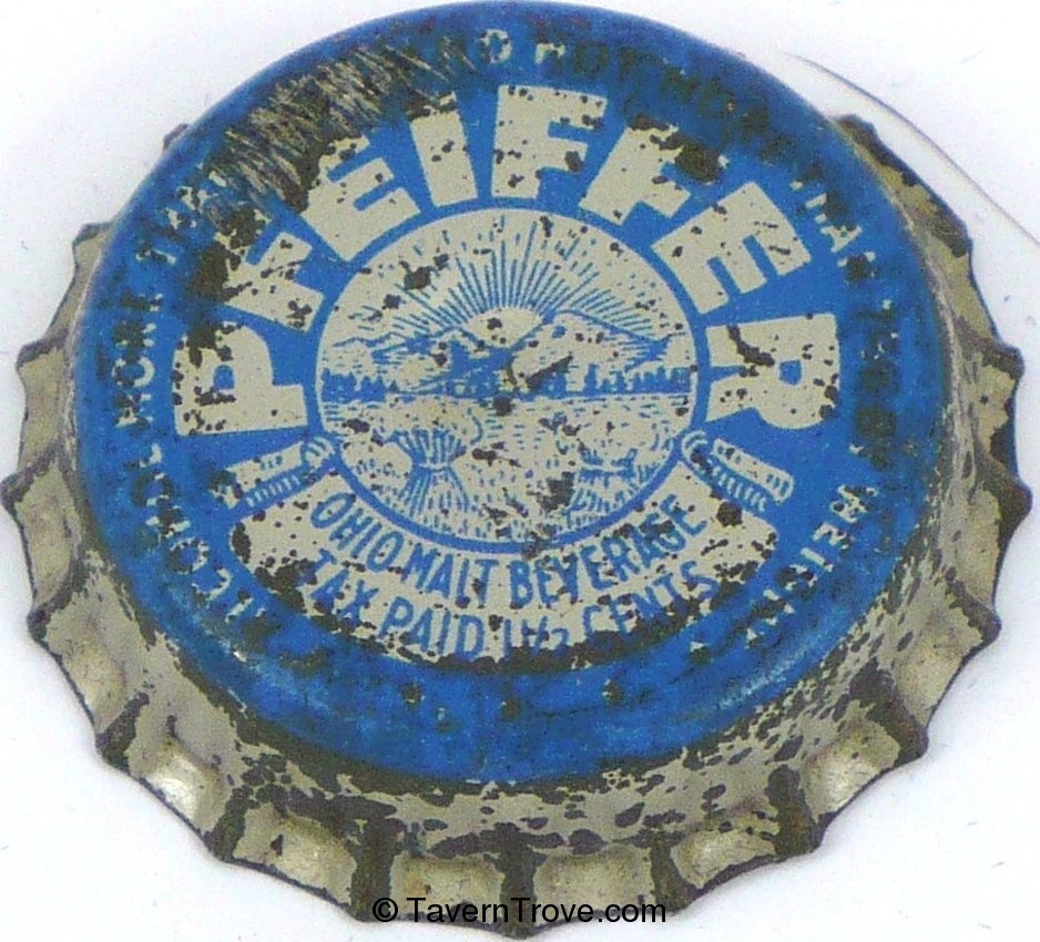 Pfeiffer Beer ~OH 1½¢ tax