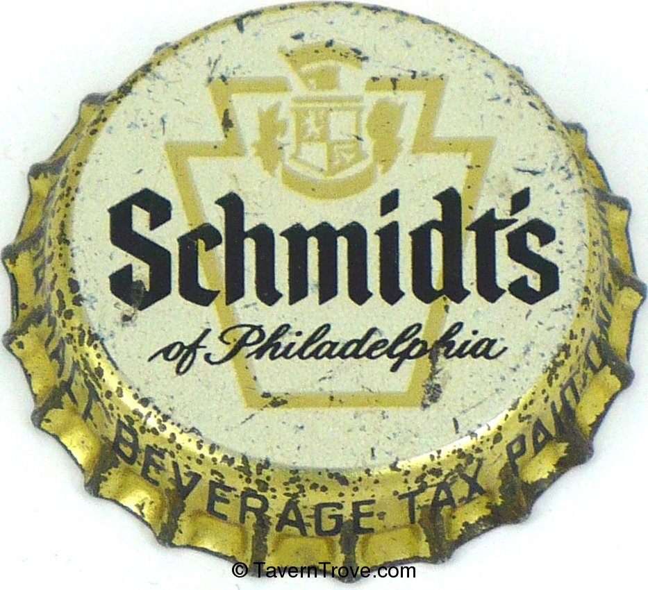 Schmidt Beer ~PA ½ Pint Tax (metallic)