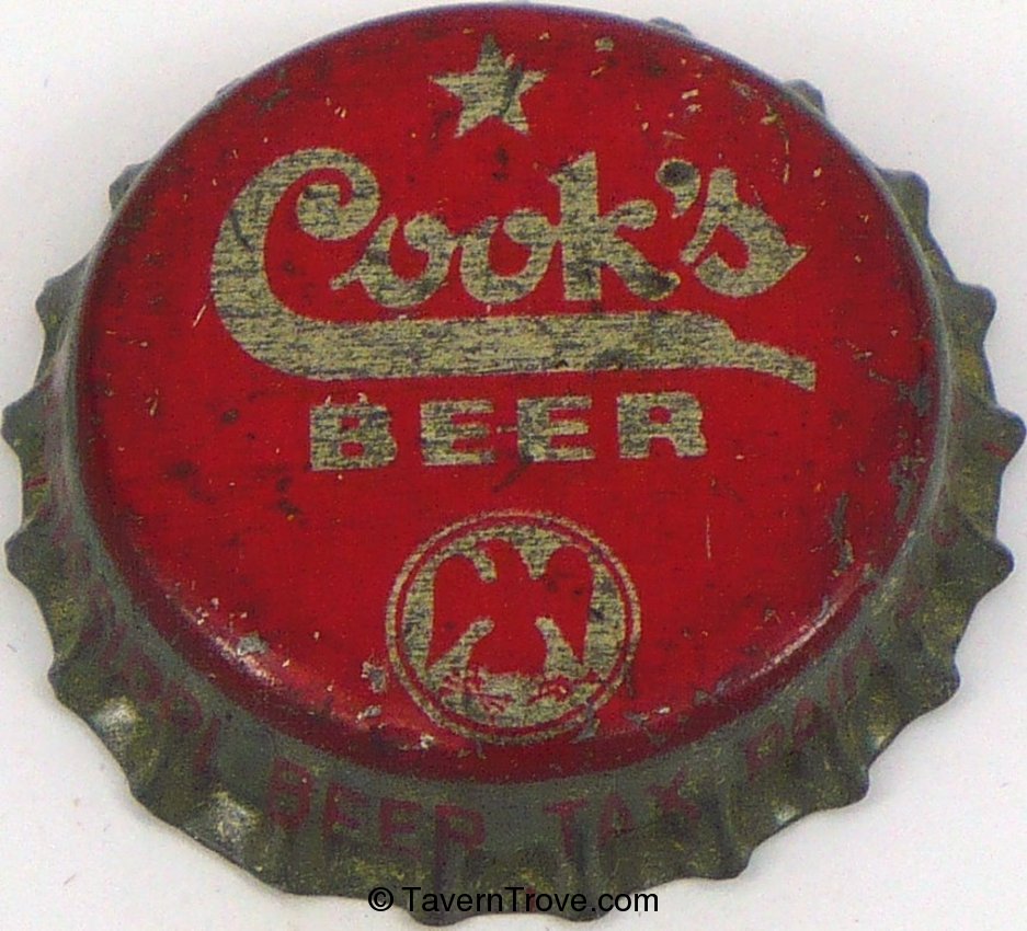 Cook's Beer ~MS Tax 4¢