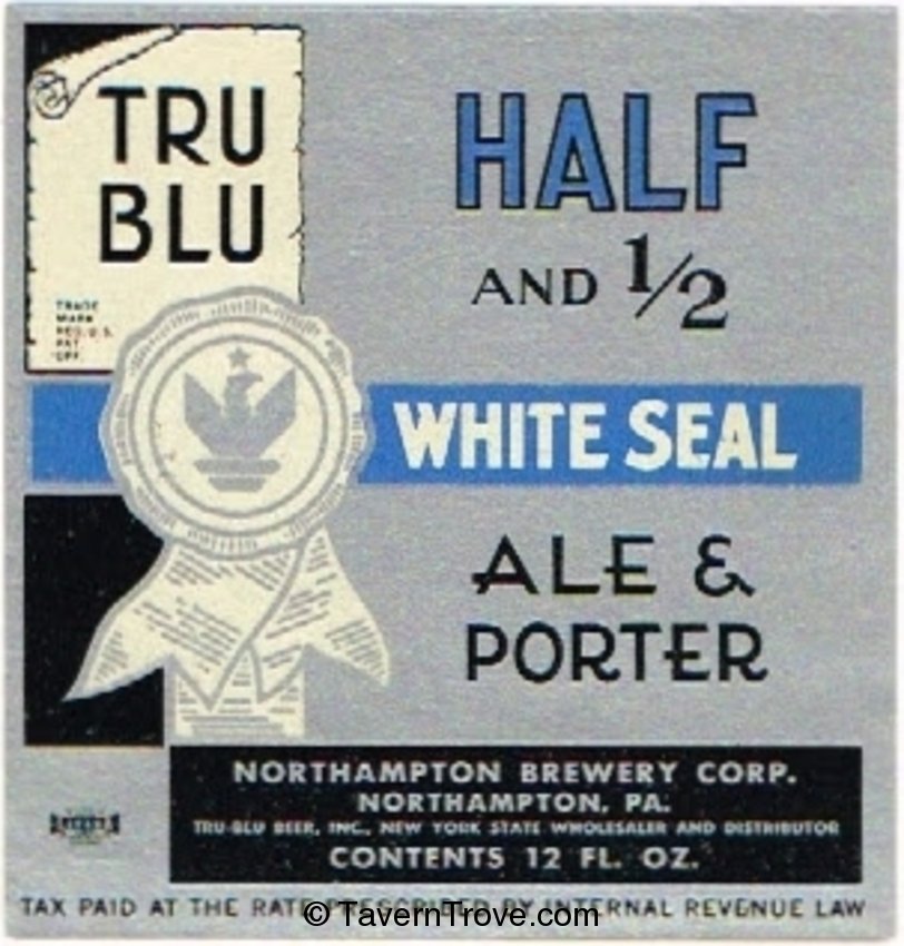 Tru Blu White Seal Half and ½ 