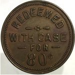 Neuweiler's 80¢ Case Check Token