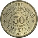 Ohio Brewing Co. 50¢ Case Check Token