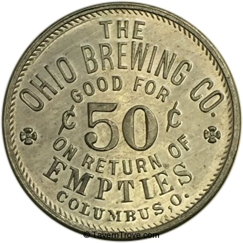 Ohio Brewing Co. 50¢ Case Check Token