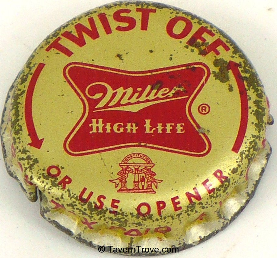 Miller High Life Beer ~GA 4½  tax