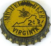 Michelob Beer ~VA tax 2¢