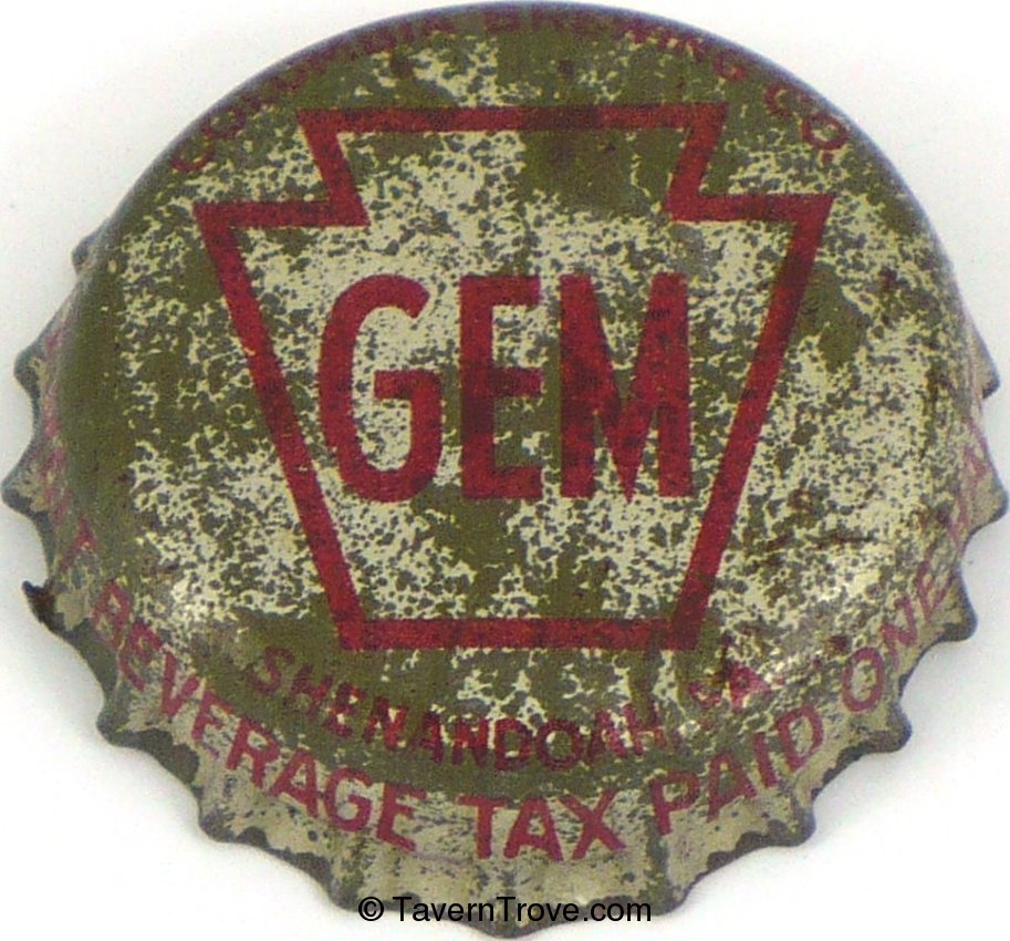 Gem Beer ~PA ½ Pint Tax