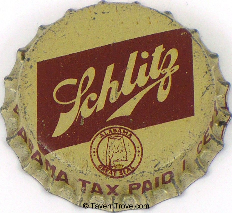 Schlitz Beer ~AL 1¢ tax