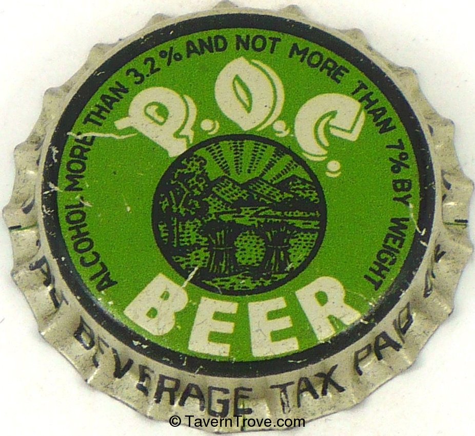 P.O.C. Beer ~OH 4½¢ tax