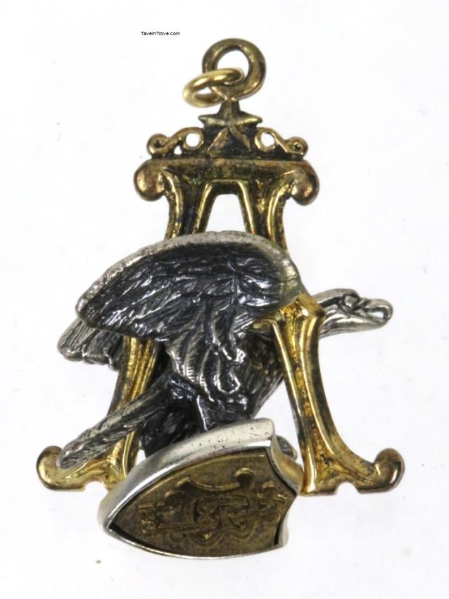 A & Eagle Rolled Gold & Sterling Silver