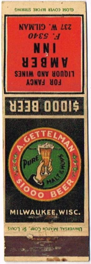 A. Gettelman $1000 Beer