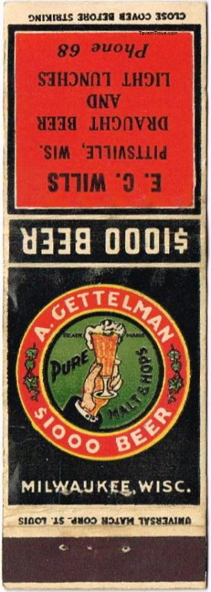 A. Gettelman $1000 Beer