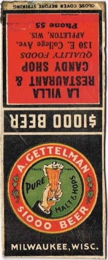 A. Gettelman $1000 Beer